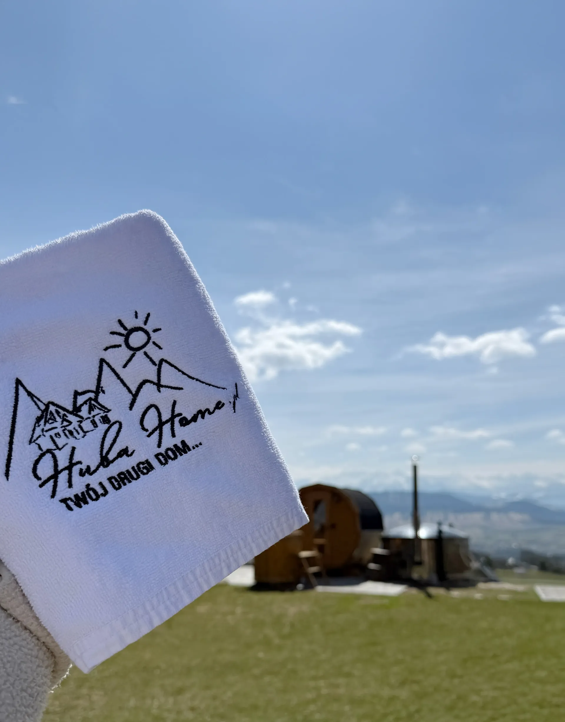 Ręczniki SPA z widokiem na Tatry i Pieniny
